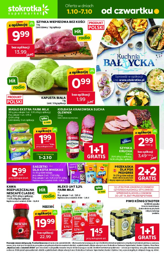 Gazetka Stokrotka 01/10/2026 – 07/10/2026 - gazetki promocyjne str. 1