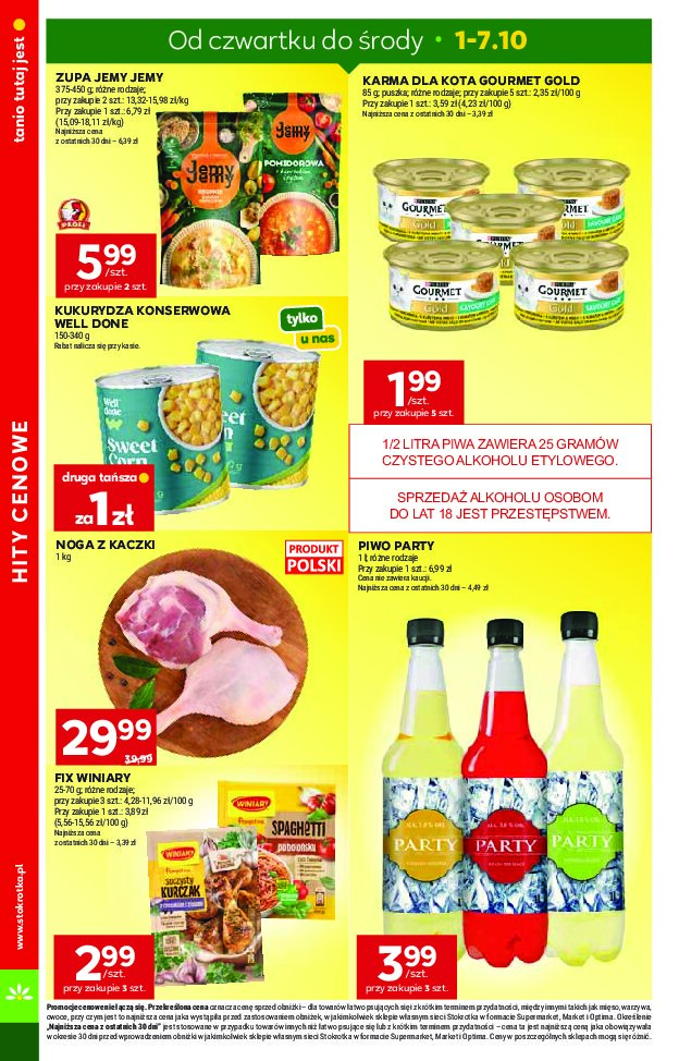 Gazetka Stokrotka 01/10/2026 – 07/10/2026 - gazetki promocyjne str. 4