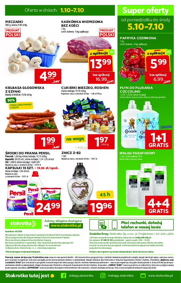 Gazetka Stokrotka 01/10/2026 – 07/10/2026 - gazetki promocyjne str. 51