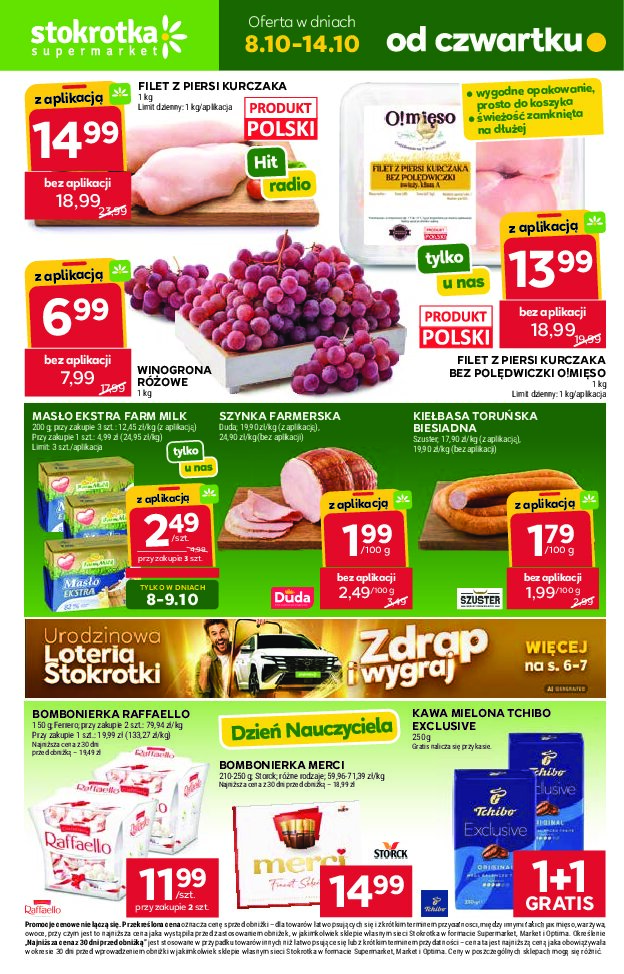 Gazetka Stokrotka 08/10/2026 – 14/10/2026 - gazetki promocyjne str. 1