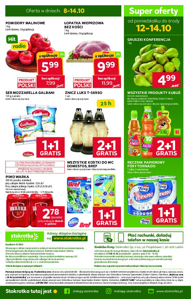 Gazetka Stokrotka 08/10/2026 – 14/10/2026 - gazetki promocyjne str. 50