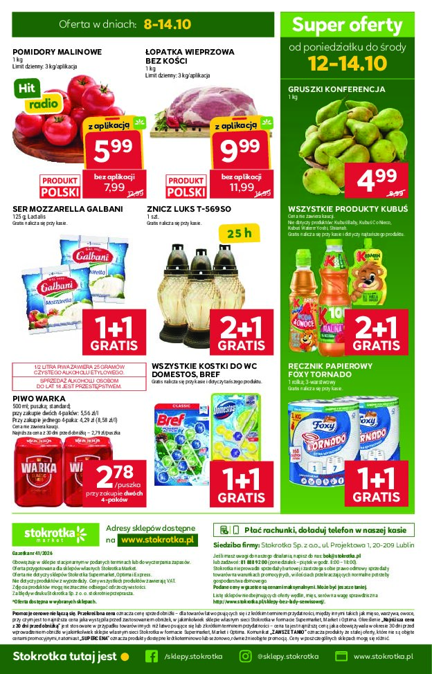 Gazetka Stokrotka 08/10/2026 – 14/10/2026 - gazetki promocyjne str. 31