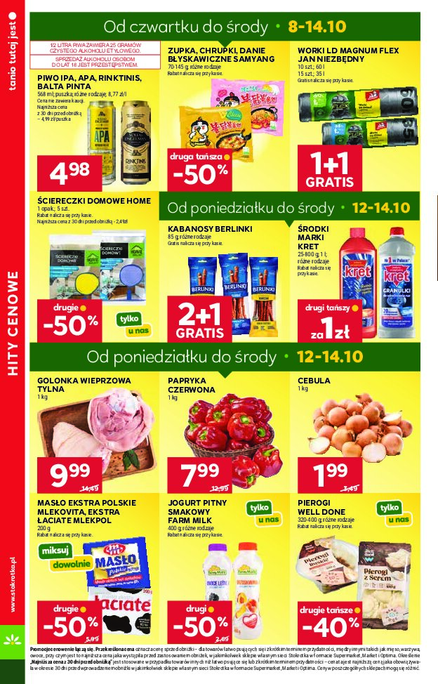 Gazetka Stokrotka 08/10/2026 – 14/10/2026 - gazetki promocyjne str. 4