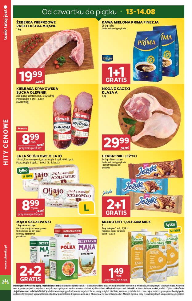Gazetka Stokrotka 13/08/2026 – 19/08/2026 - gazetki promocyjne str. 4