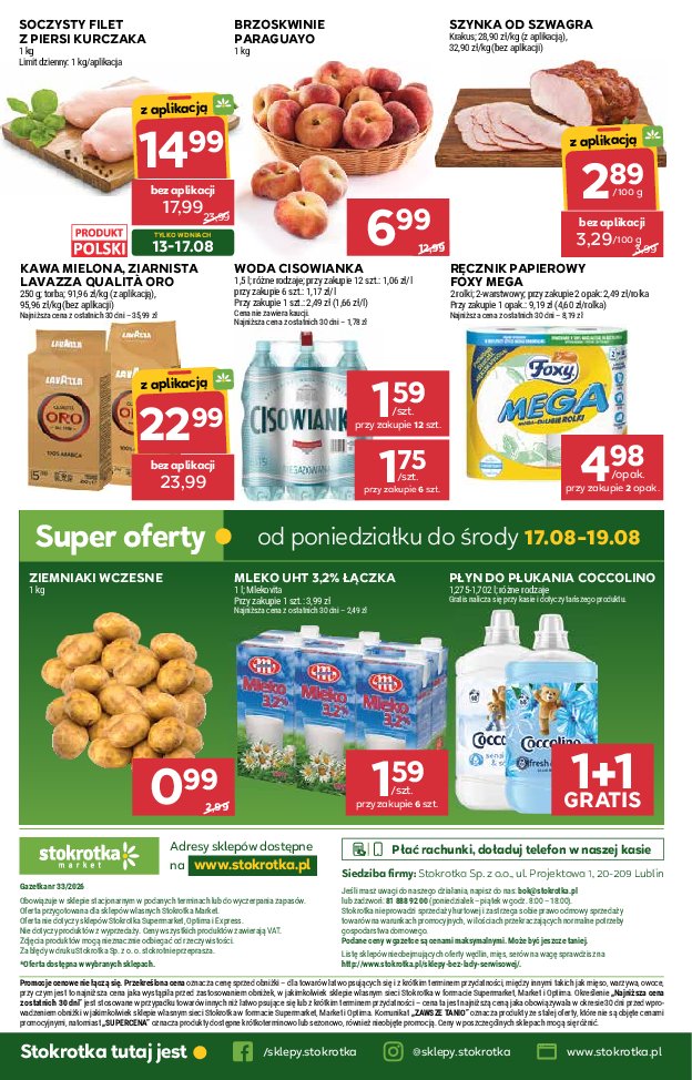 Gazetka Stokrotka 13/08/2026 – 19/08/2026 - gazetki promocyjne str. 34