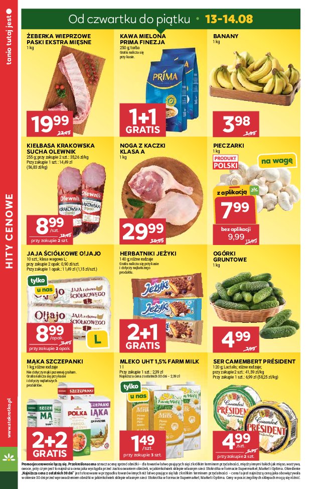 Gazetka Stokrotka 13/08/2026 – 19/08/2026 - gazetki promocyjne str. 4