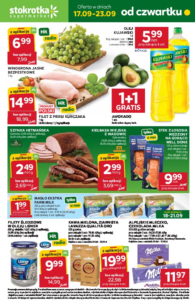 Gazetka Stokrotka 17/09/2026 – 23/09/2026 - gazetki promocyjne str. 1