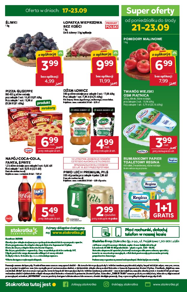 Gazetka Stokrotka 17/09/2026 – 23/09/2026 - gazetki promocyjne str. 45