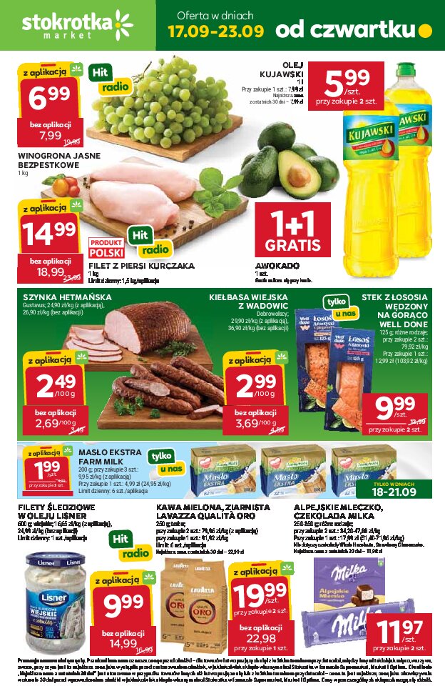 Gazetka Stokrotka 17/09/2026 – 23/09/2026 - gazetki promocyjne str. 1
