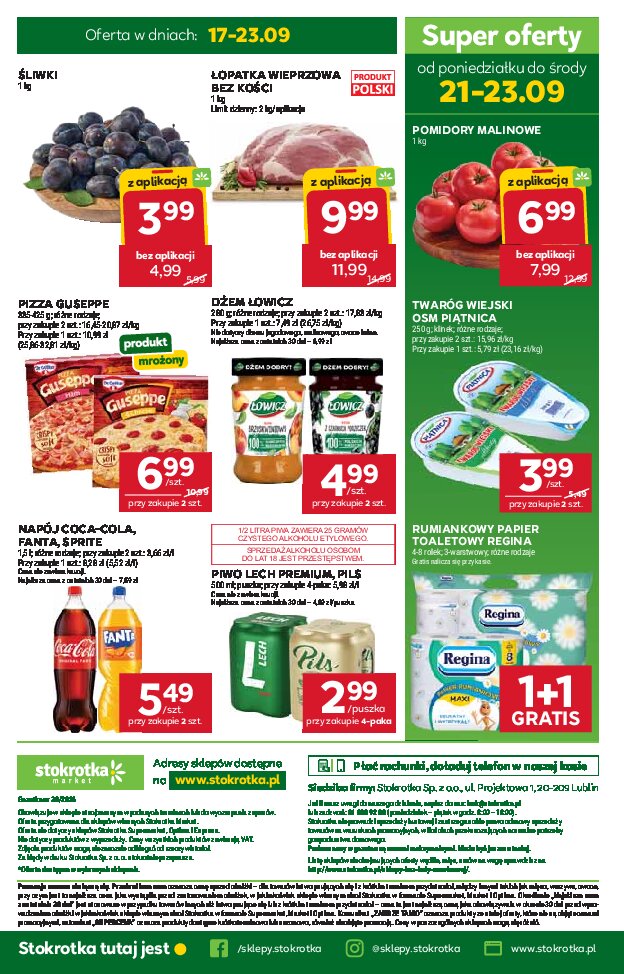 Gazetka Stokrotka 17/09/2026 – 23/09/2026 - gazetki promocyjne str. 35