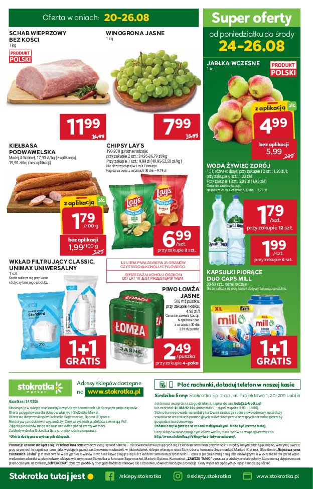 Gazetka Stokrotka 20/08/2026 – 26/08/2026 - gazetki promocyjne str. 35