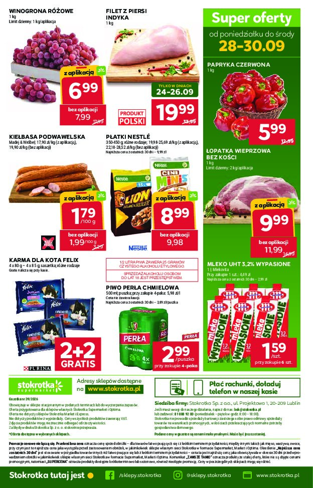 Gazetka Stokrotka 24/09/2026 – 30/09/2026 - gazetki promocyjne str. 42