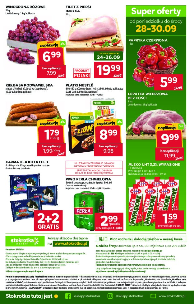Gazetka Stokrotka 24/09/2026 – 30/09/2026 - gazetki promocyjne str. 33