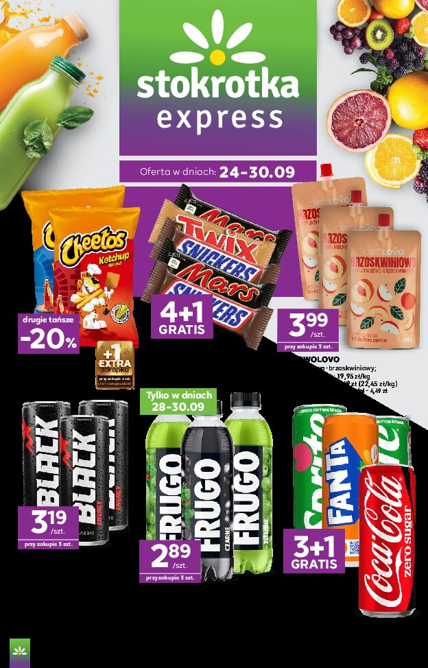 Gazetka Stokrotka 24/09/2026 – 30/09/2026 - gazetki promocyjne str. 1