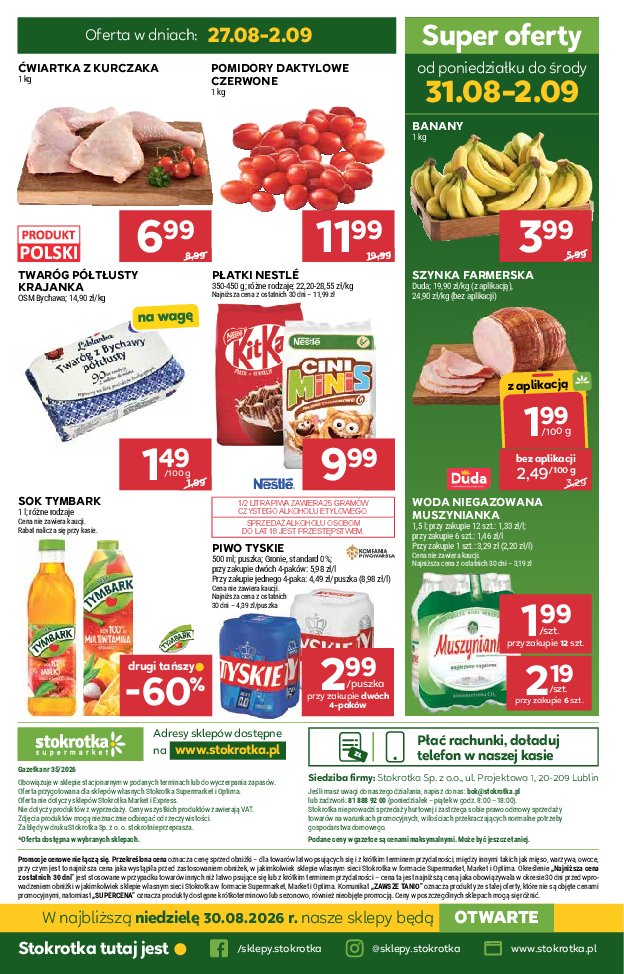 Gazetka Stokrotka 27/08/2026 – 02/09/2026 - gazetki promocyjne str. 46