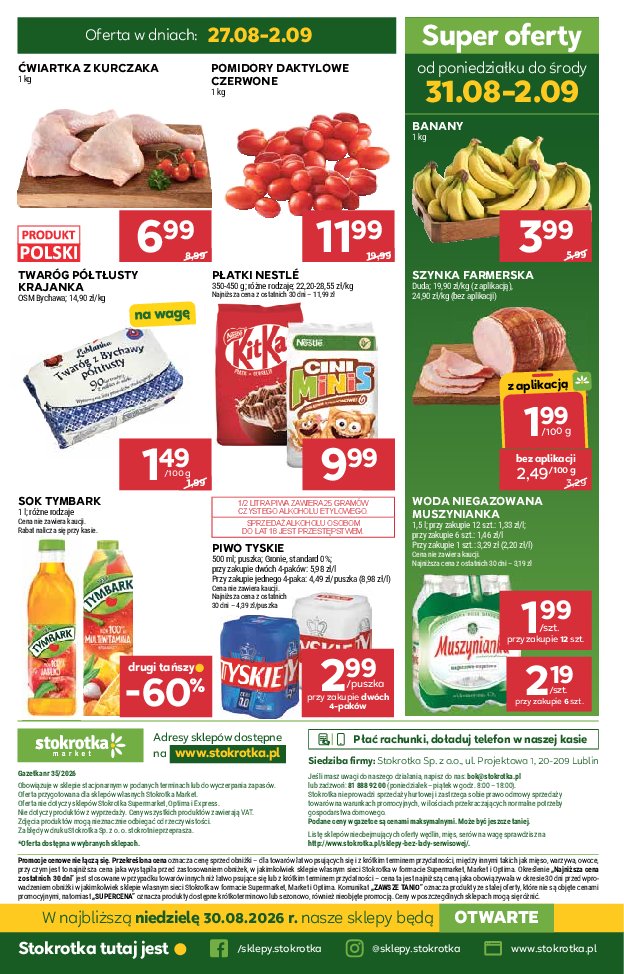 Gazetka Stokrotka 27/08/2026 – 02/09/2026 - gazetki promocyjne str. 34
