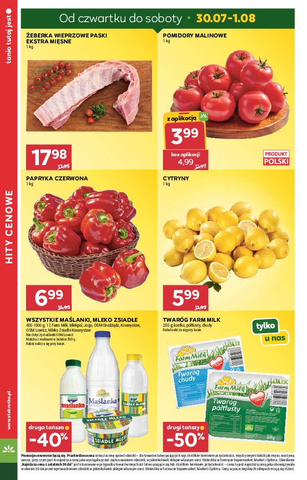 Gazetka Stokrotka 30/07/2026 – 05/08/2026 - gazetki promocyjne str. 4