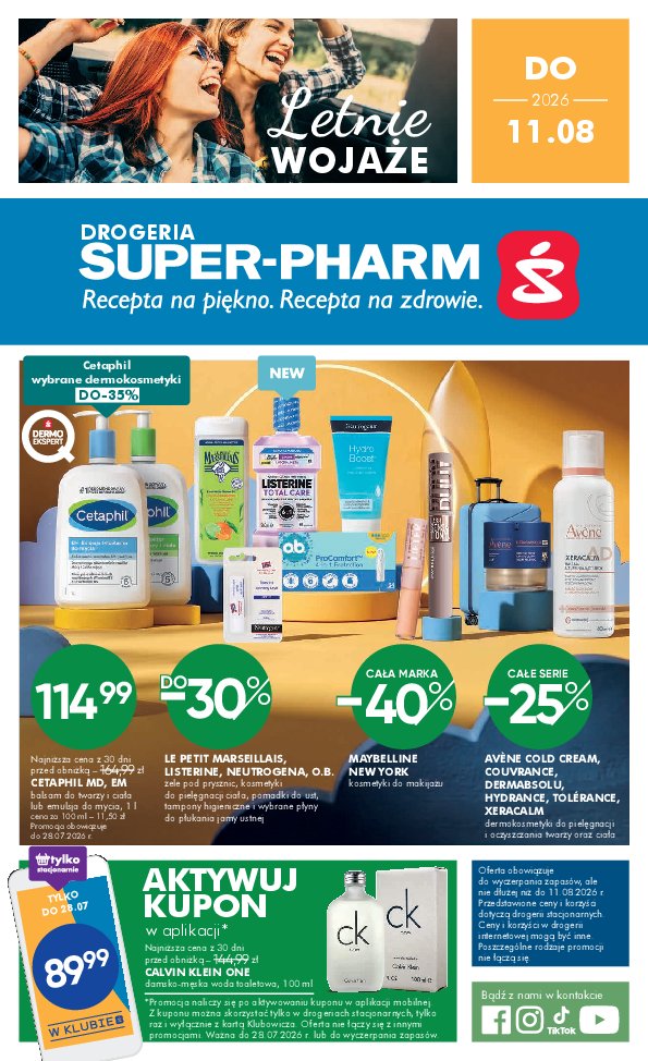 Gazetka Super-pharm 16/07/2026 – 11/08/2026 - strona 1
