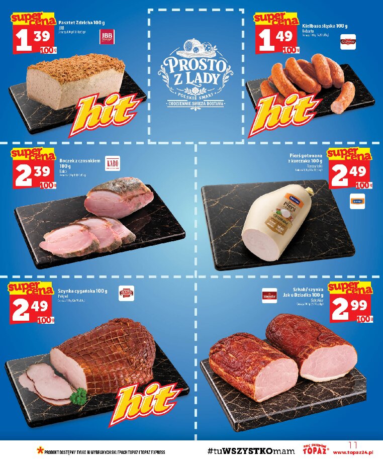 Gazetka Topaz 01/10/2026 – 07/10/2026 - gazetki promocyjne str. 11