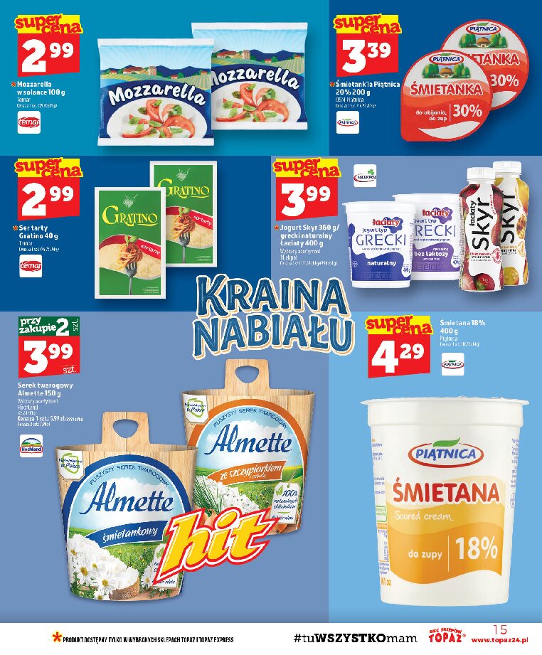 Gazetka Topaz 01/10/2026 – 07/10/2026 - gazetki promocyjne str. 15