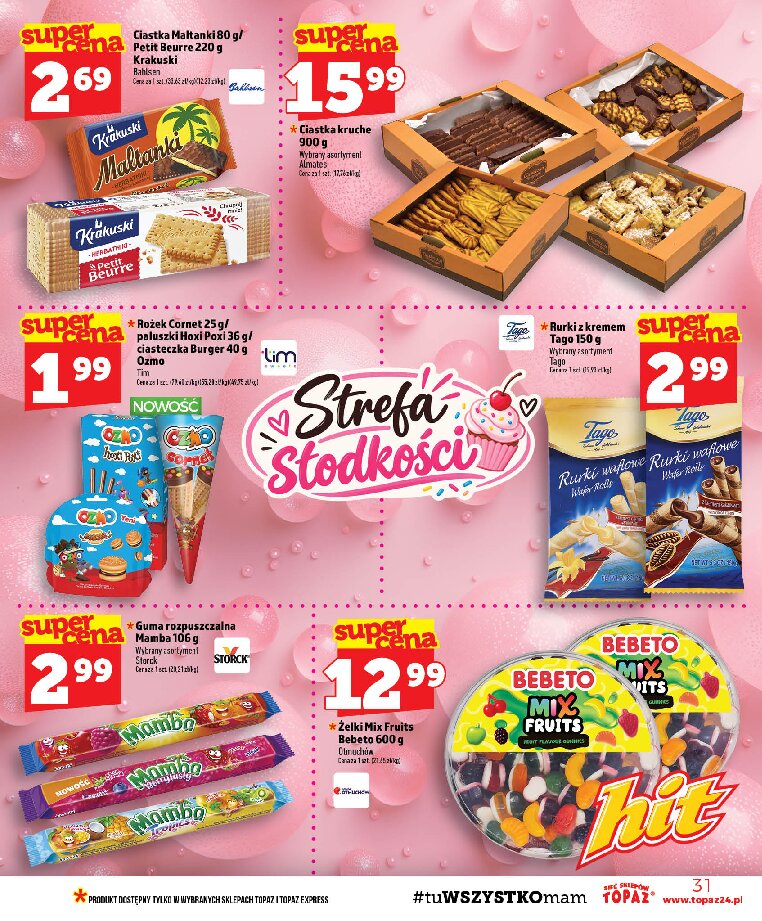 Gazetka Topaz 01/10/2026 – 07/10/2026 - gazetki promocyjne str. 31
