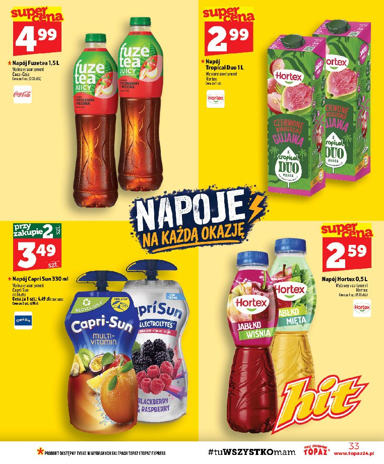 Gazetka Topaz 01/10/2026 – 07/10/2026 - gazetki promocyjne str. 33