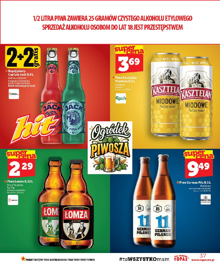 Gazetka Topaz 01/10/2026 – 07/10/2026 - gazetki promocyjne str. 37