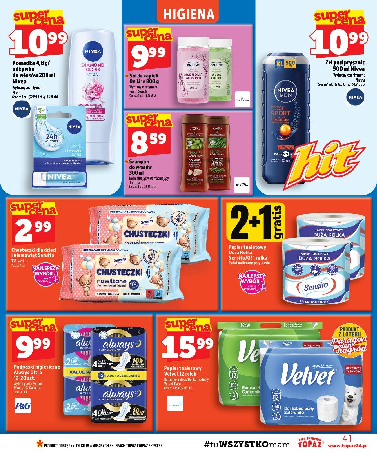 Gazetka Topaz 01/10/2026 – 07/10/2026 - gazetki promocyjne str. 41