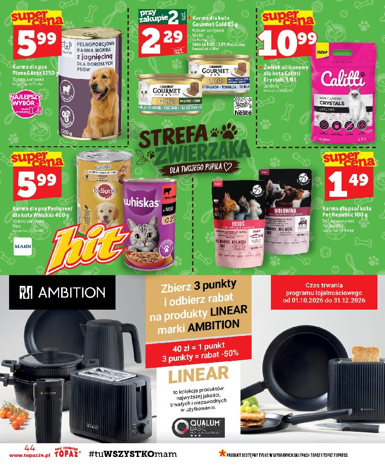 Gazetka Topaz 01/10/2026 – 07/10/2026 - gazetki promocyjne str. 44