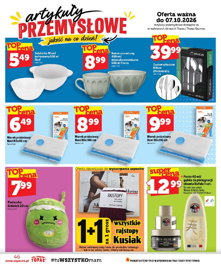 Gazetka Topaz 01/10/2026 – 07/10/2026 - gazetki promocyjne str. 46