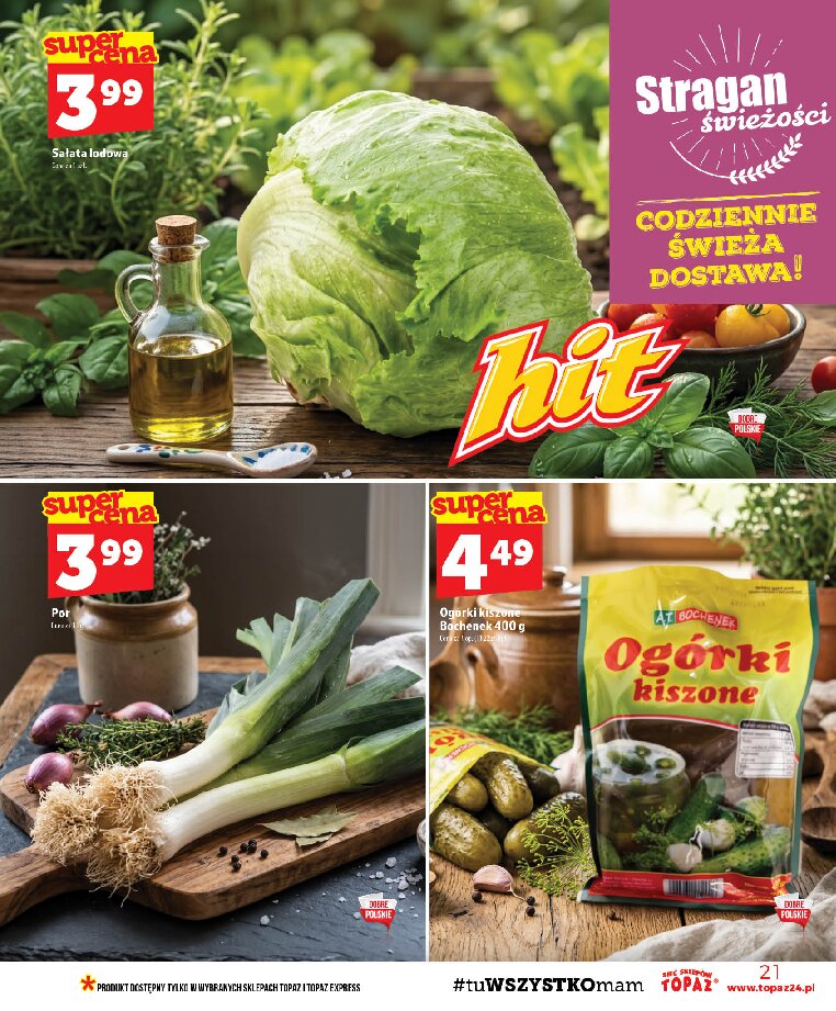 Gazetka Topaz 03/09/2026 – 09/09/2026 - gazetki promocyjne str. 21