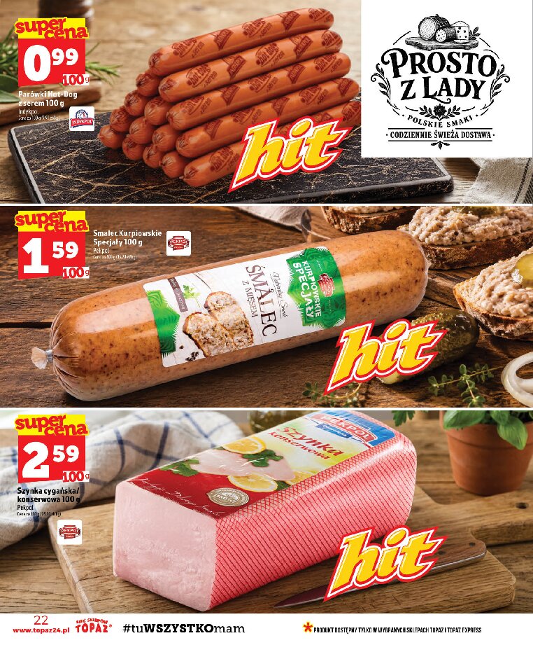 Gazetka Topaz 03/09/2026 – 09/09/2026 - gazetki promocyjne str. 22