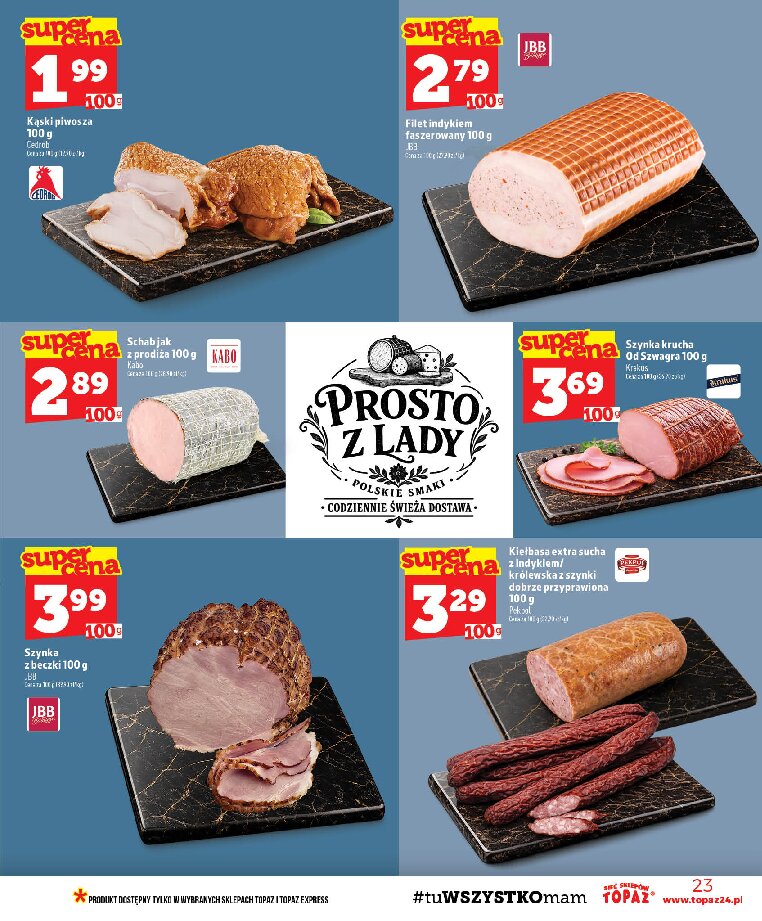 Gazetka Topaz 03/09/2026 – 09/09/2026 - gazetki promocyjne str. 23