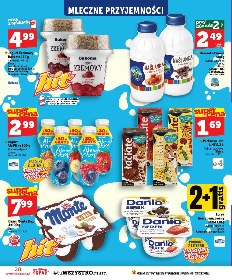 Gazetka Topaz 03/09/2026 – 09/09/2026 - gazetki promocyjne str. 28