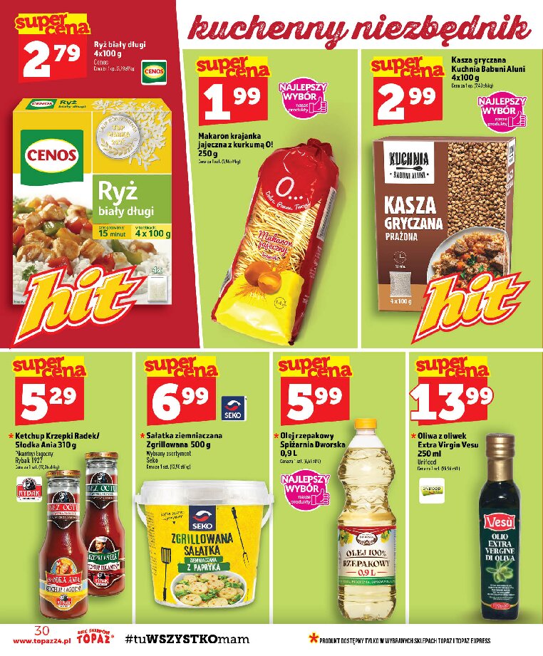 Gazetka Topaz 03/09/2026 – 09/09/2026 - gazetki promocyjne str. 30