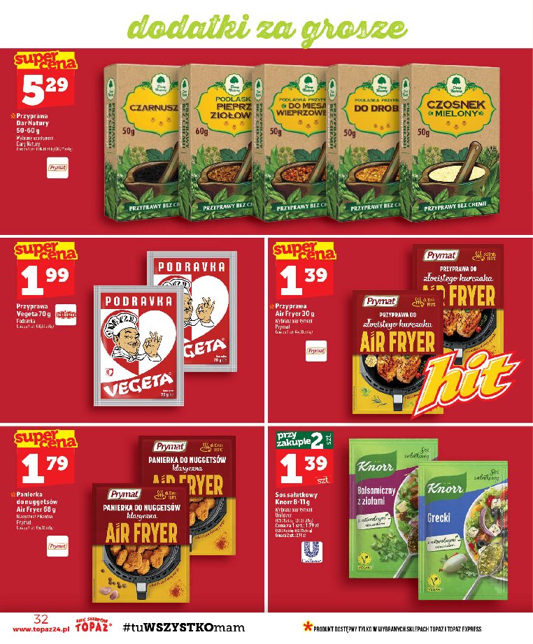 Gazetka Topaz 03/09/2026 – 09/09/2026 - gazetki promocyjne str. 32