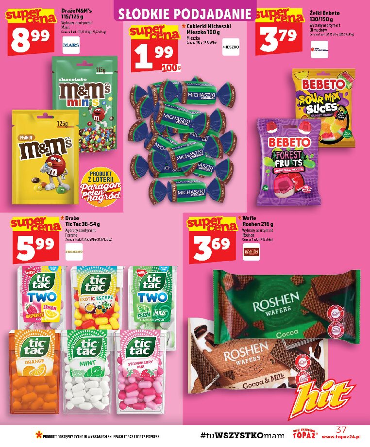 Gazetka Topaz 03/09/2026 – 09/09/2026 - gazetki promocyjne str. 37