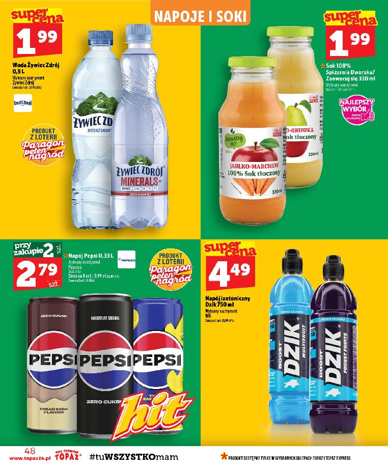 Gazetka Topaz 03/09/2026 – 09/09/2026 - gazetki promocyjne str. 48