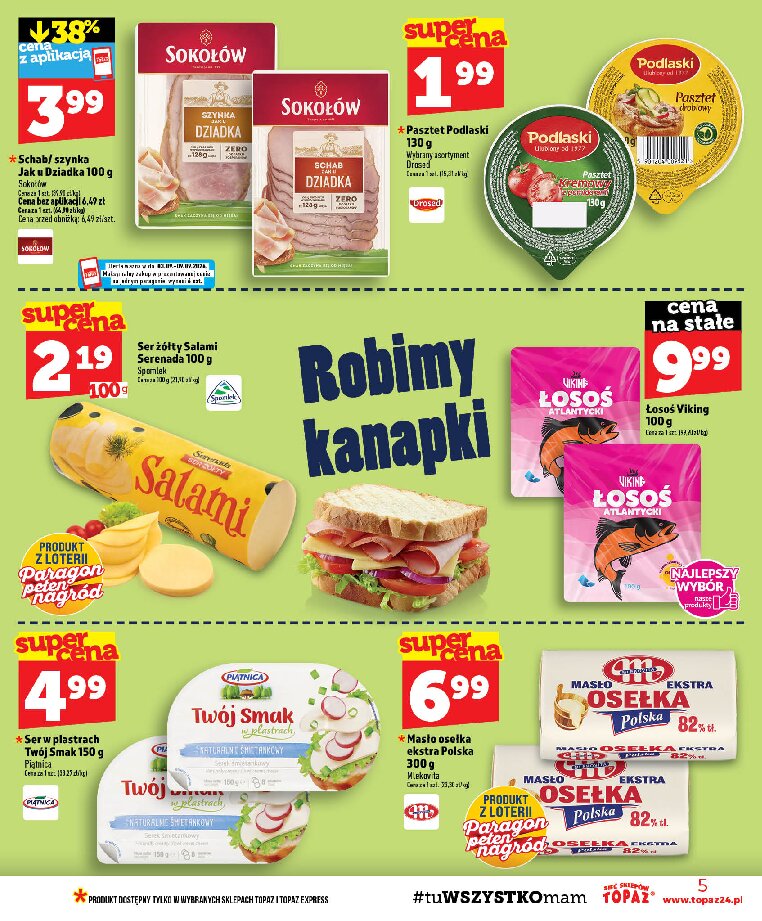 Gazetka Topaz 03/09/2026 – 09/09/2026 - gazetki promocyjne str. 5