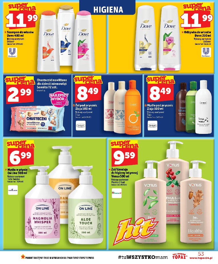 Gazetka Topaz 03/09/2026 – 09/09/2026 - gazetki promocyjne str. 53