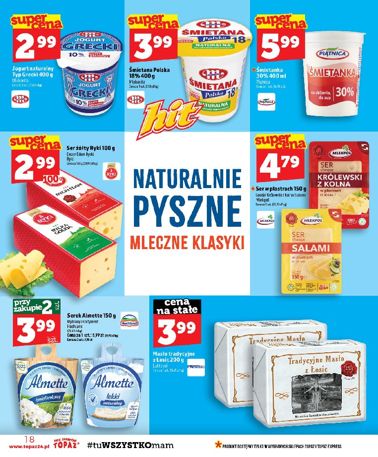 Gazetka Topaz 06/08/2026 – 12/08/2026 - strona 18