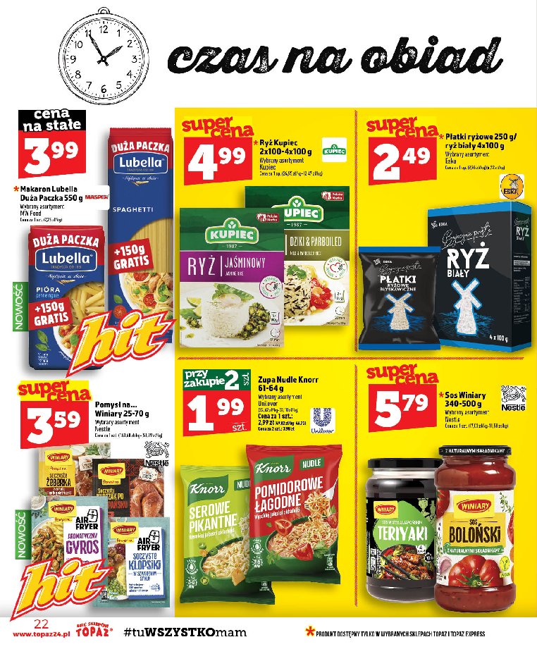 Gazetka Topaz 06/08/2026 – 12/08/2026 - strona 22