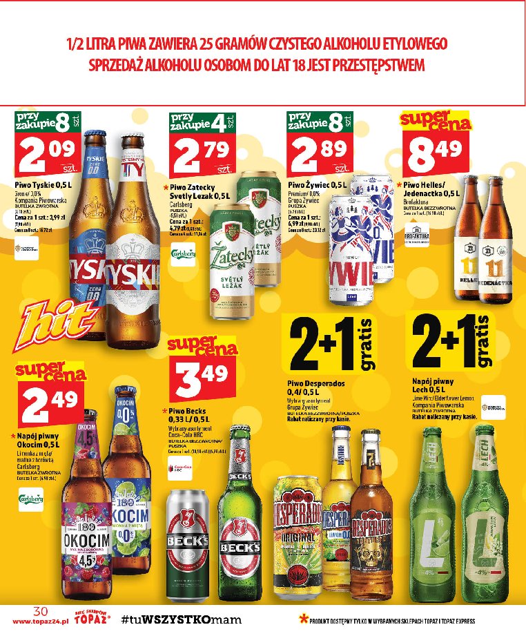 Gazetka Topaz 06/08/2026 – 12/08/2026 - strona 30