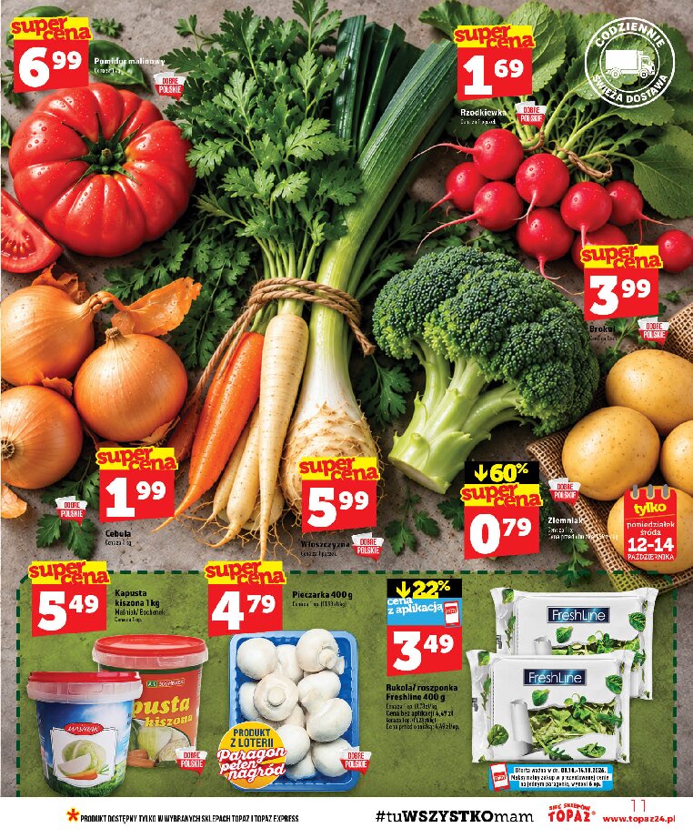 Gazetka Topaz 08/10/2026 – 14/10/2026 - gazetki promocyjne str. 11