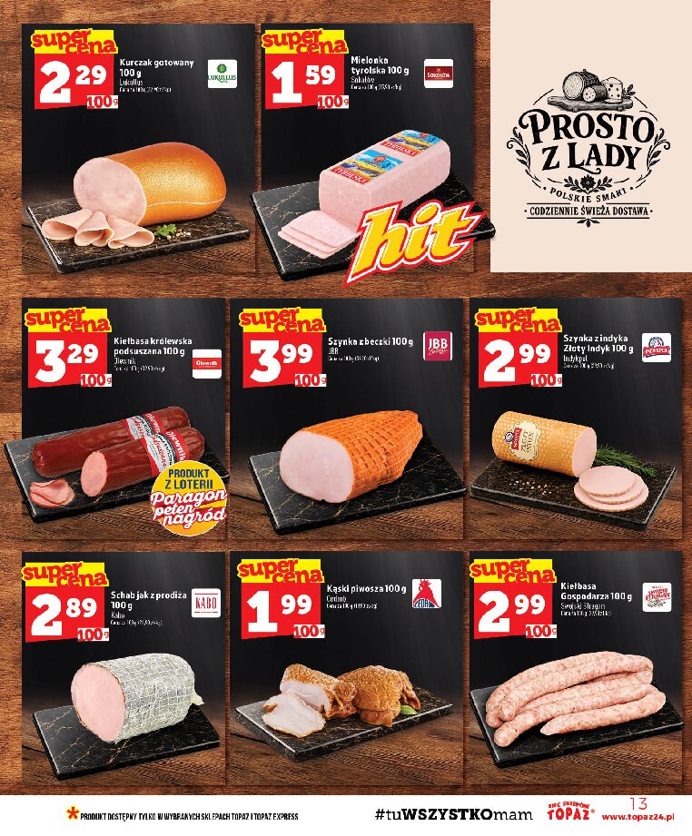 Gazetka Topaz 08/10/2026 – 14/10/2026 - gazetki promocyjne str. 13