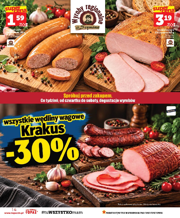 Gazetka Topaz 08/10/2026 – 14/10/2026 - gazetki promocyjne str. 14