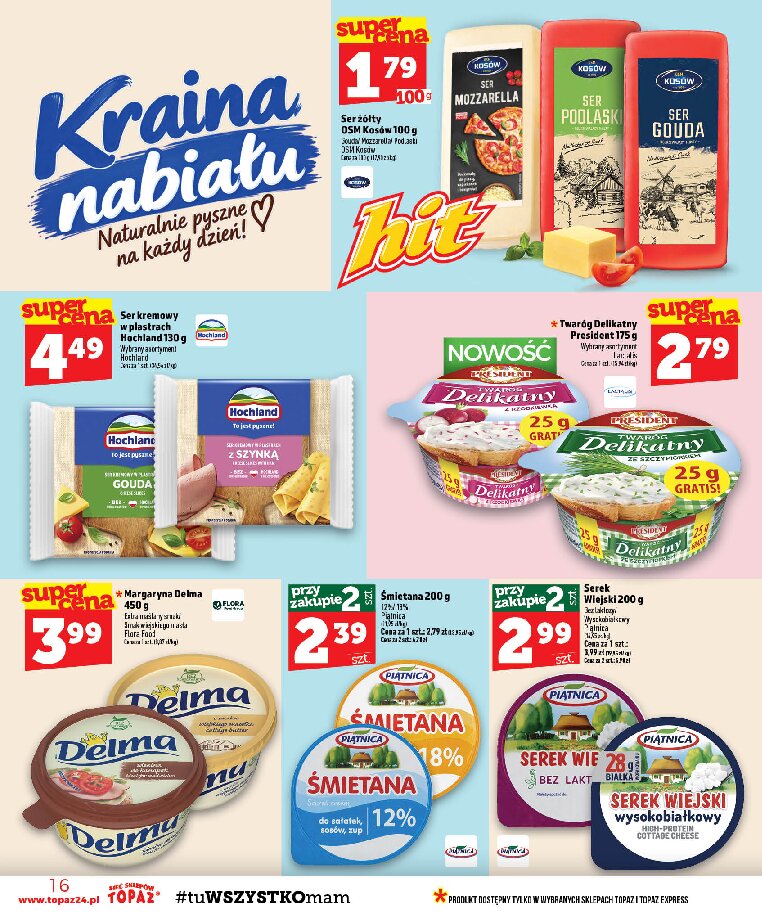 Gazetka Topaz 08/10/2026 – 14/10/2026 - gazetki promocyjne str. 16