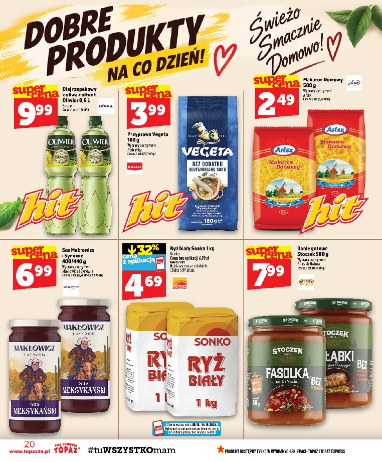 Gazetka Topaz 08/10/2026 – 14/10/2026 - gazetki promocyjne str. 20