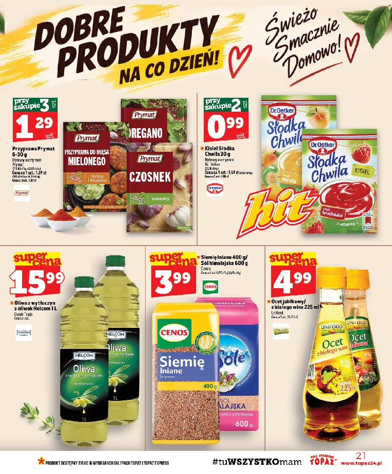 Gazetka Topaz 08/10/2026 – 14/10/2026 - gazetki promocyjne str. 21