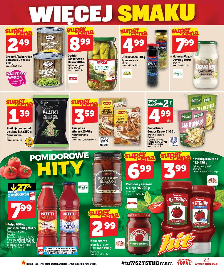 Gazetka Topaz 08/10/2026 – 14/10/2026 - gazetki promocyjne str. 23